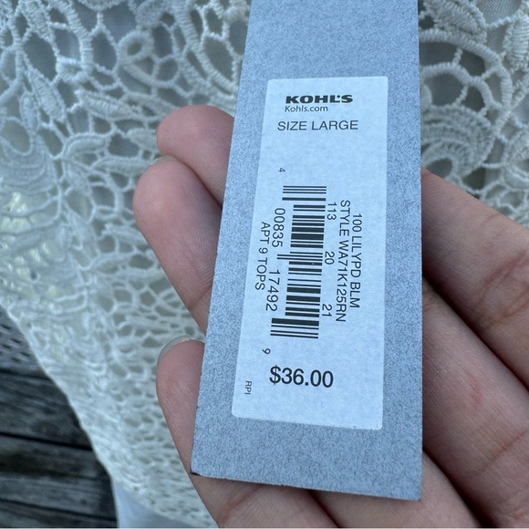 NWT APT 9 Blouse - Picture 3 of 3